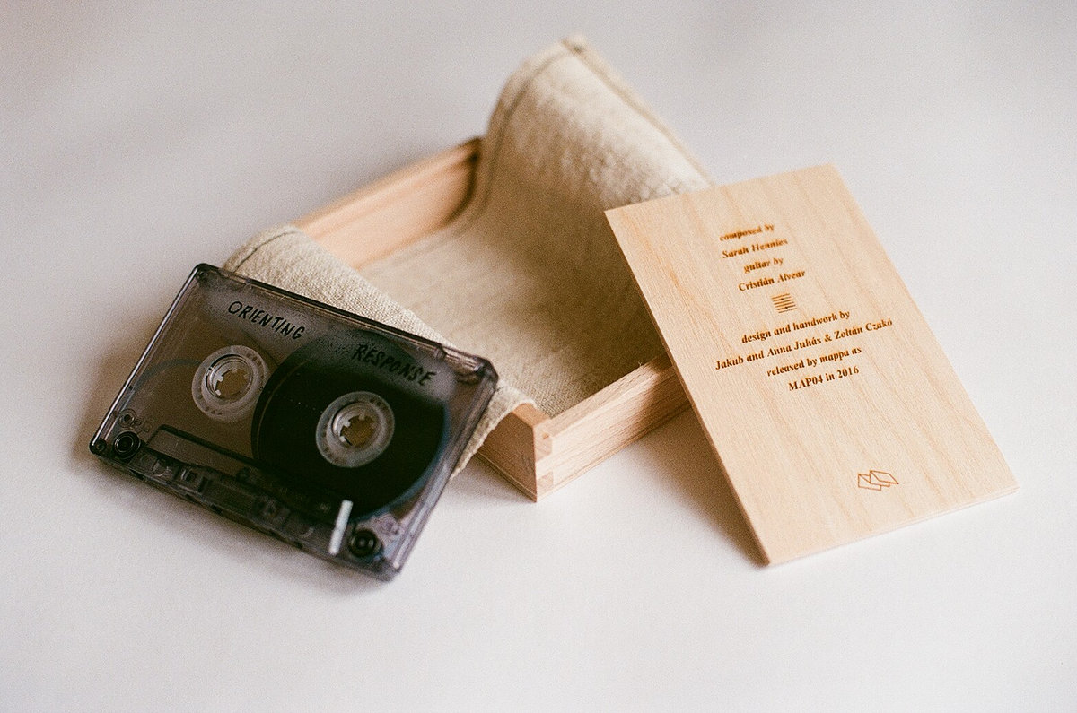 Orienting Response Cassette - Limited edition in wooden box open